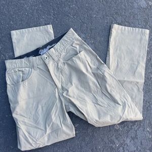 Eddie Bauer Rainier Pants Mens 32x30 Outdoor Hiking Cargo Olive Green